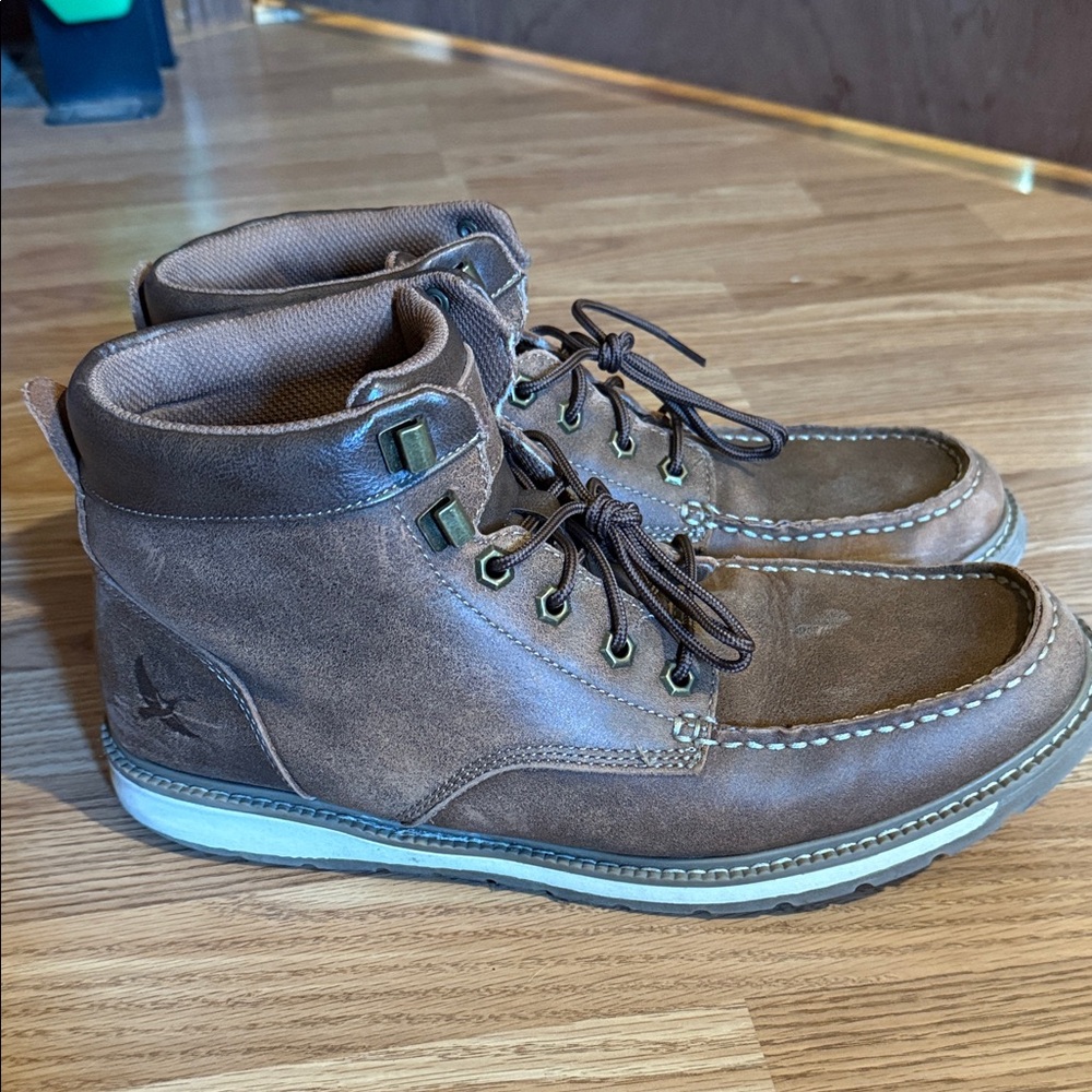 Eddie Bauer Stahl Peek Leather Shoes boots Men’s 12